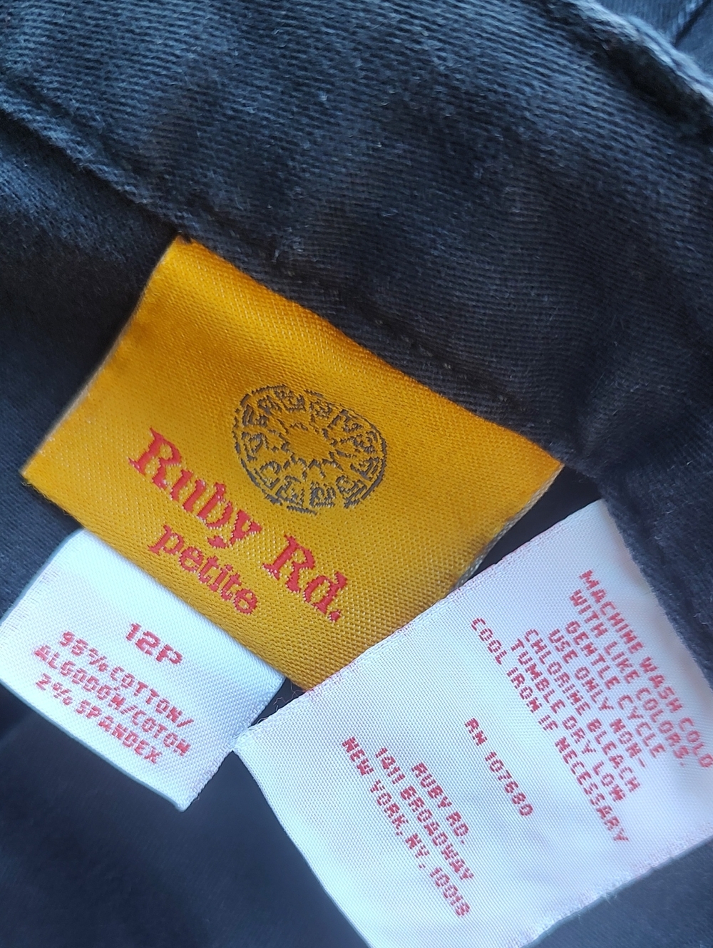 Ruby Rd. Black Pants - Picture 6 of 8